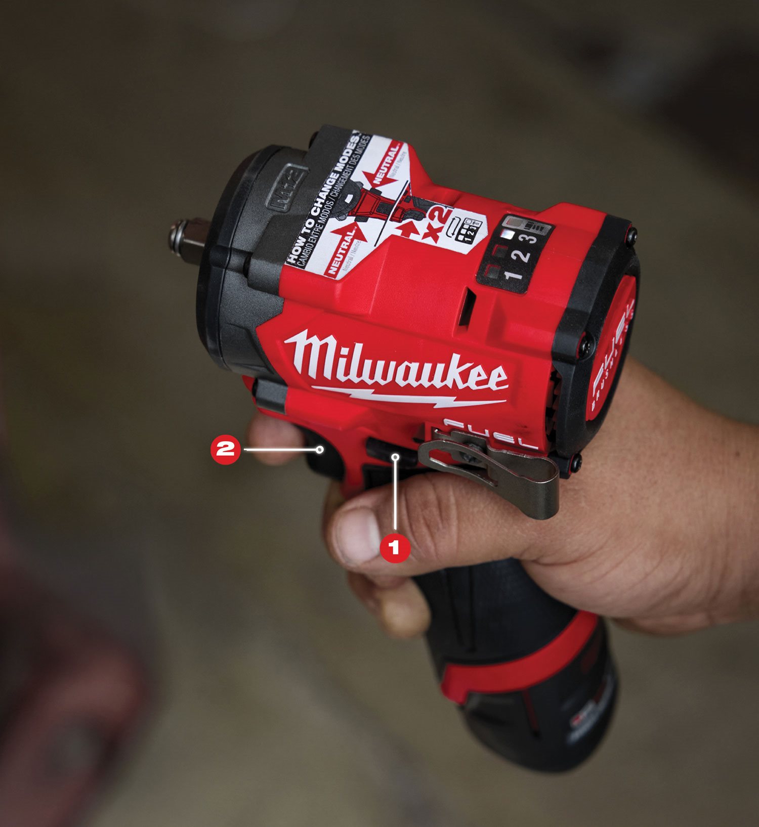 Mini Impact M12 FUEL™ ½″ Compact Impact Wrench With Friction Ring | Cordless Impact ...