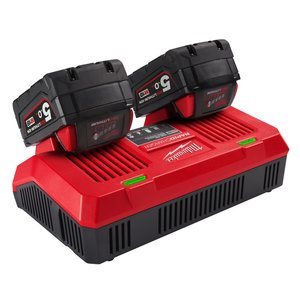 New M18™ Charger Simultaneously Charges Batteries Over 3X Faster