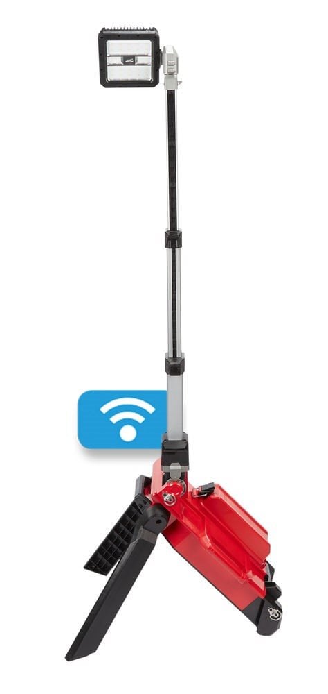 New Milwaukee® M18™ ONE-KEY™ LED Remote Stand Light Provides High Definition Adjustable Lighting for