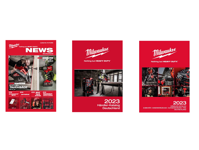 Kataloge Milwaukee Tools Deutschland