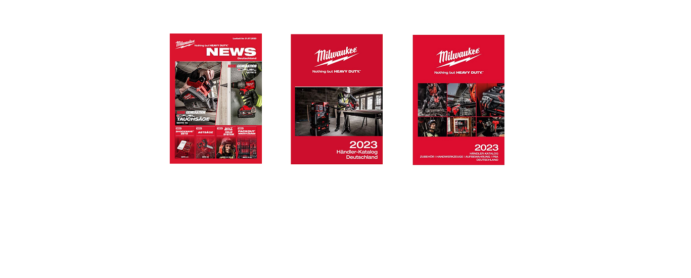 Kataloge Milwaukee Tools Deutschland