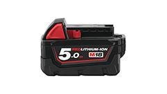 La nouvelle Batterie Lithium Milwaukee : M18™ REDLITHIUM-ION 5.0Ah 