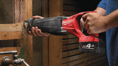 Milwaukee® Cordless M18 FUEL™ SAWZALL® Recip Saw Delivers Corded Performance