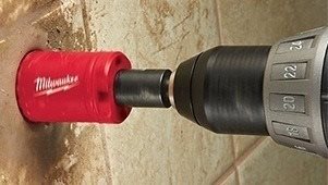 Milwaukee® Diamond grit holesaws deliver up to 10X longer life