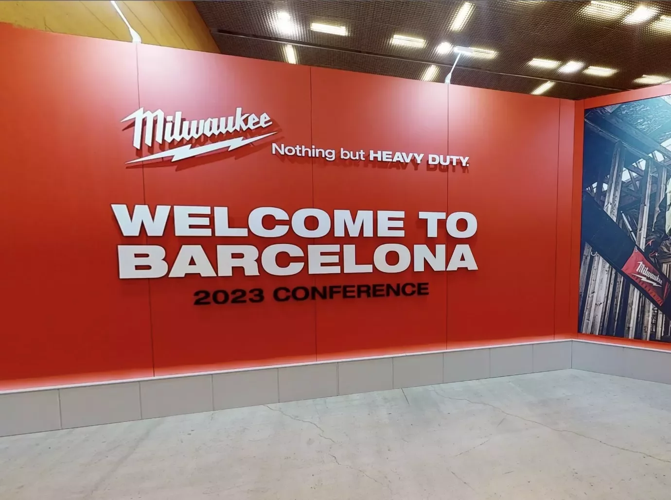 MILWAUKEE® World of Solutions. Barcelona Konferenz 2023.