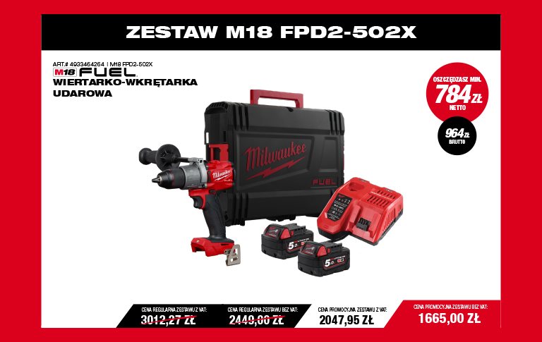 ZESTAW M18 FPD2-502X