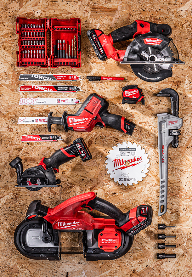 Milwaukee power tools set hotsell