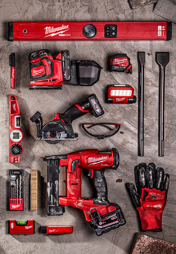 Milwaukee Tool Europe Cordless Power Tools Outdoor Tools Hand Tools PPE Work wear. Storage and Accessories. Milwaukee Tools Europe