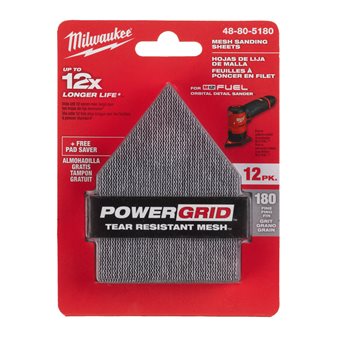 Carta abrasiva POWERGRID MESH 67 x 92 mm per M12 FDSS