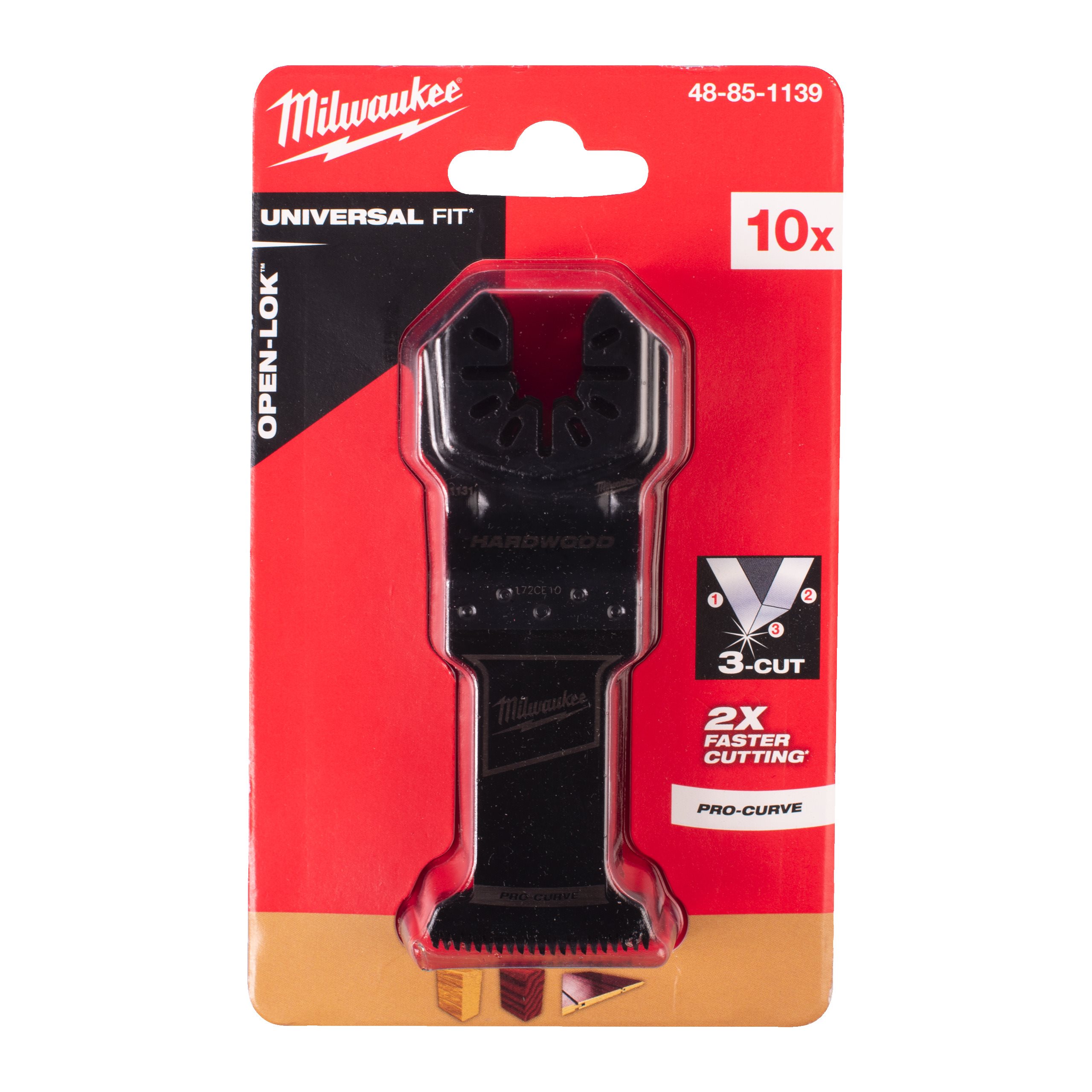 Milwaukee Cuchillas de incisión OPEN-LOK™ - madera · 48851139