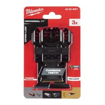 MILWAUKEE 48906090 algemene multitool bladenset 11-delig | Klium MILWAUKEE 48906090 algemene multitool bladenset 11-delig | Klium