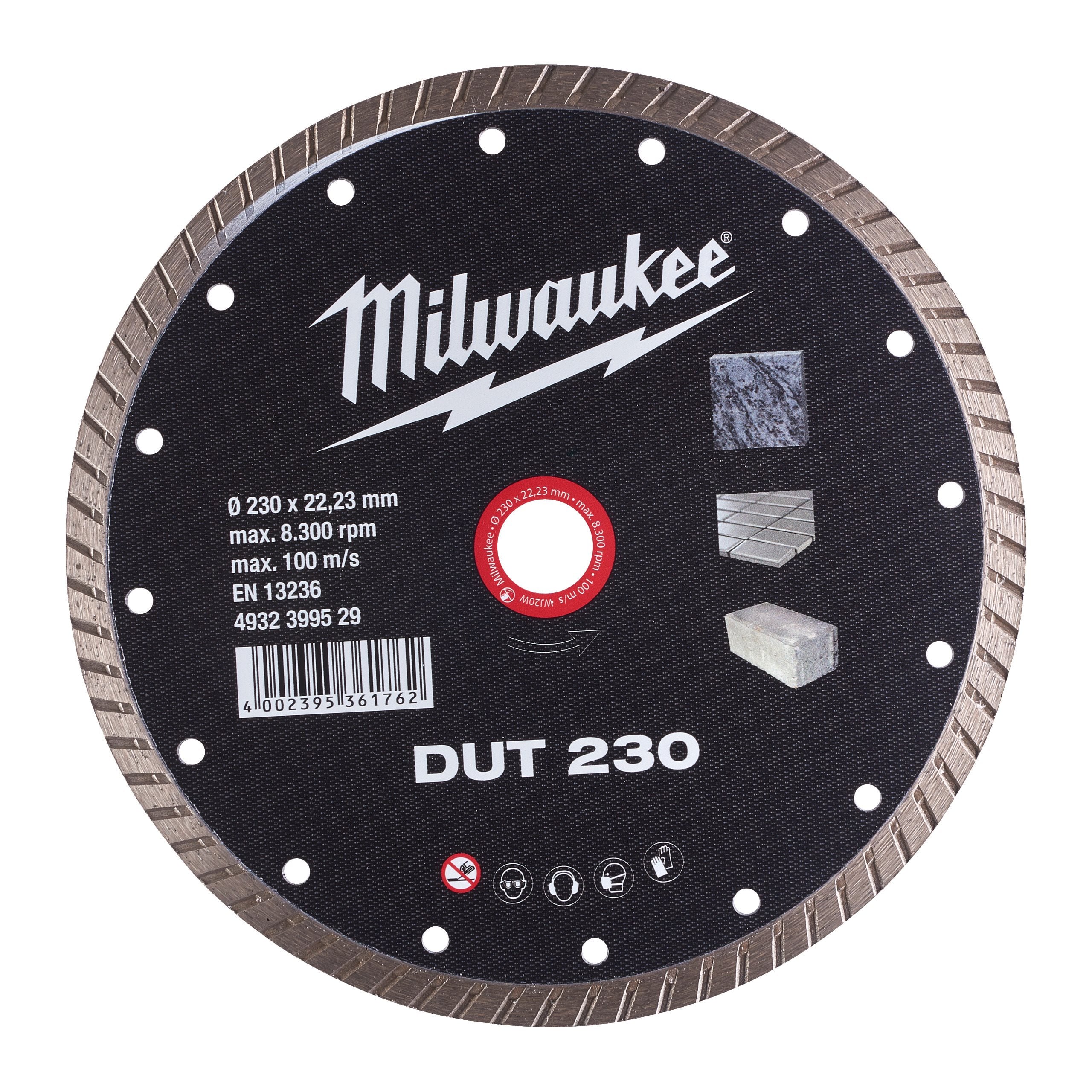 Milwaukee Disco de diamante DUT · 4932399529