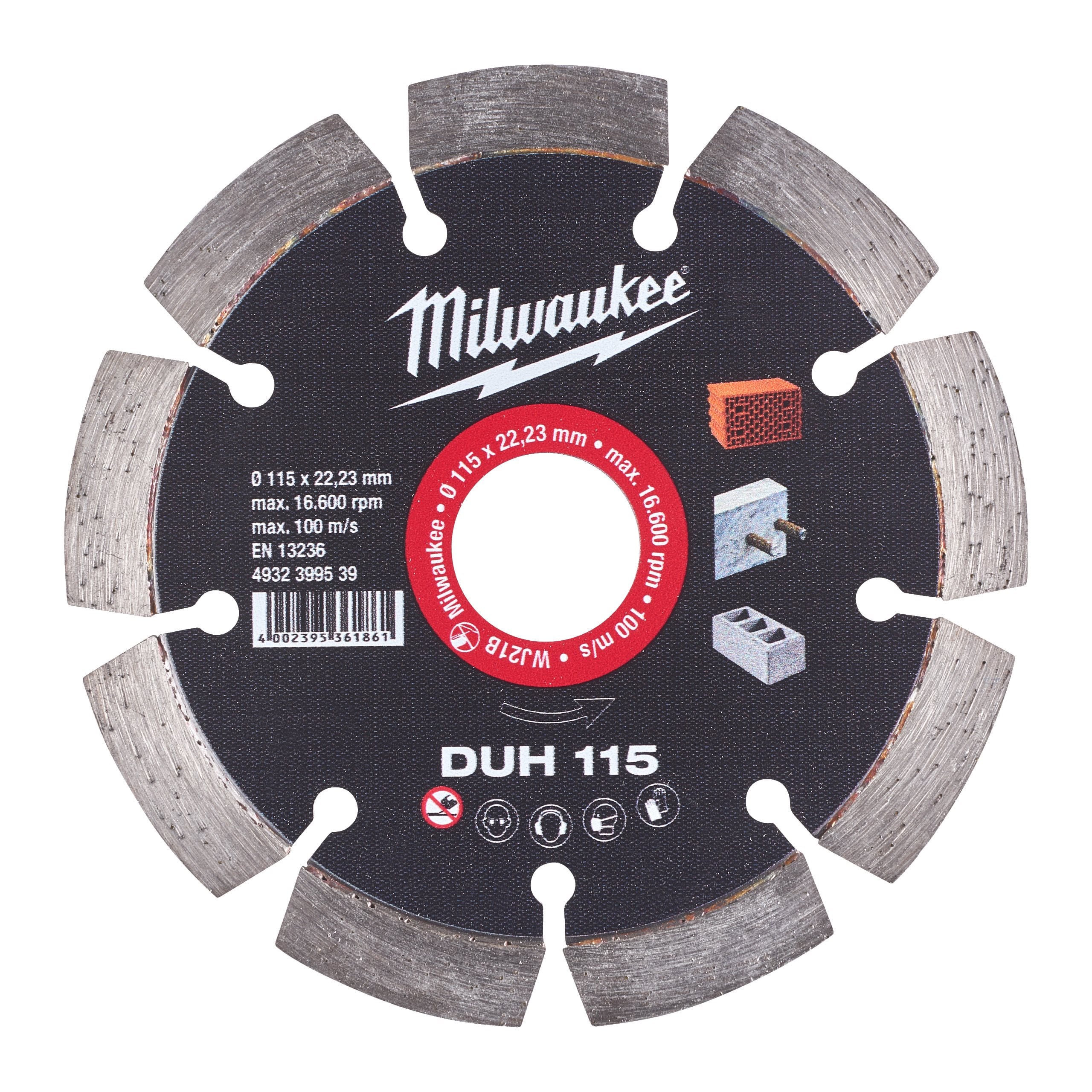 Milwaukee Disco de diamante DUH · 4932399539