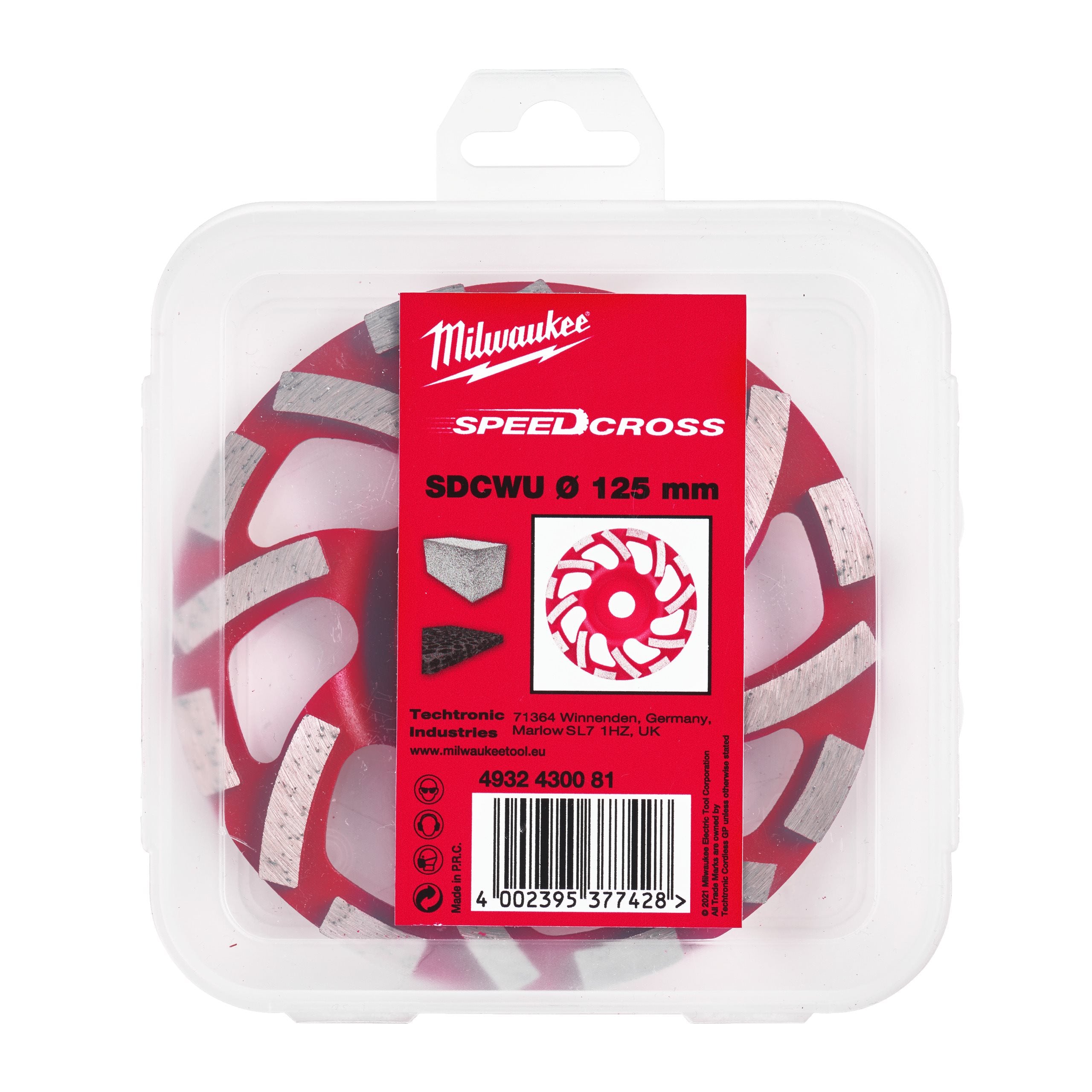 Milwaukee Speedcross diamond cup wheels · 4932430081
