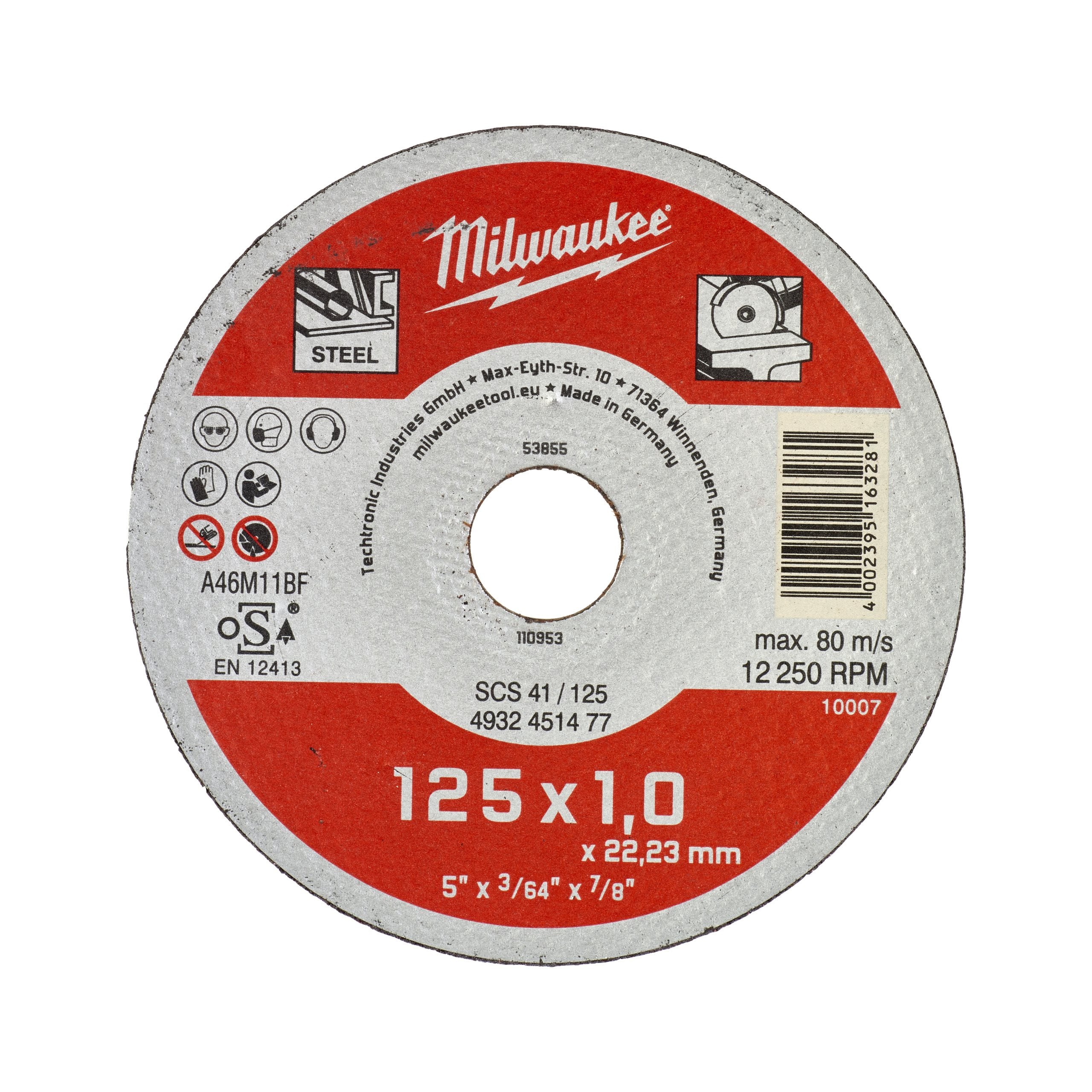 Milwaukee Discos finos de corte para metal Contractor · 4932451478