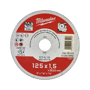 Thin metal cutting discs - contractor series