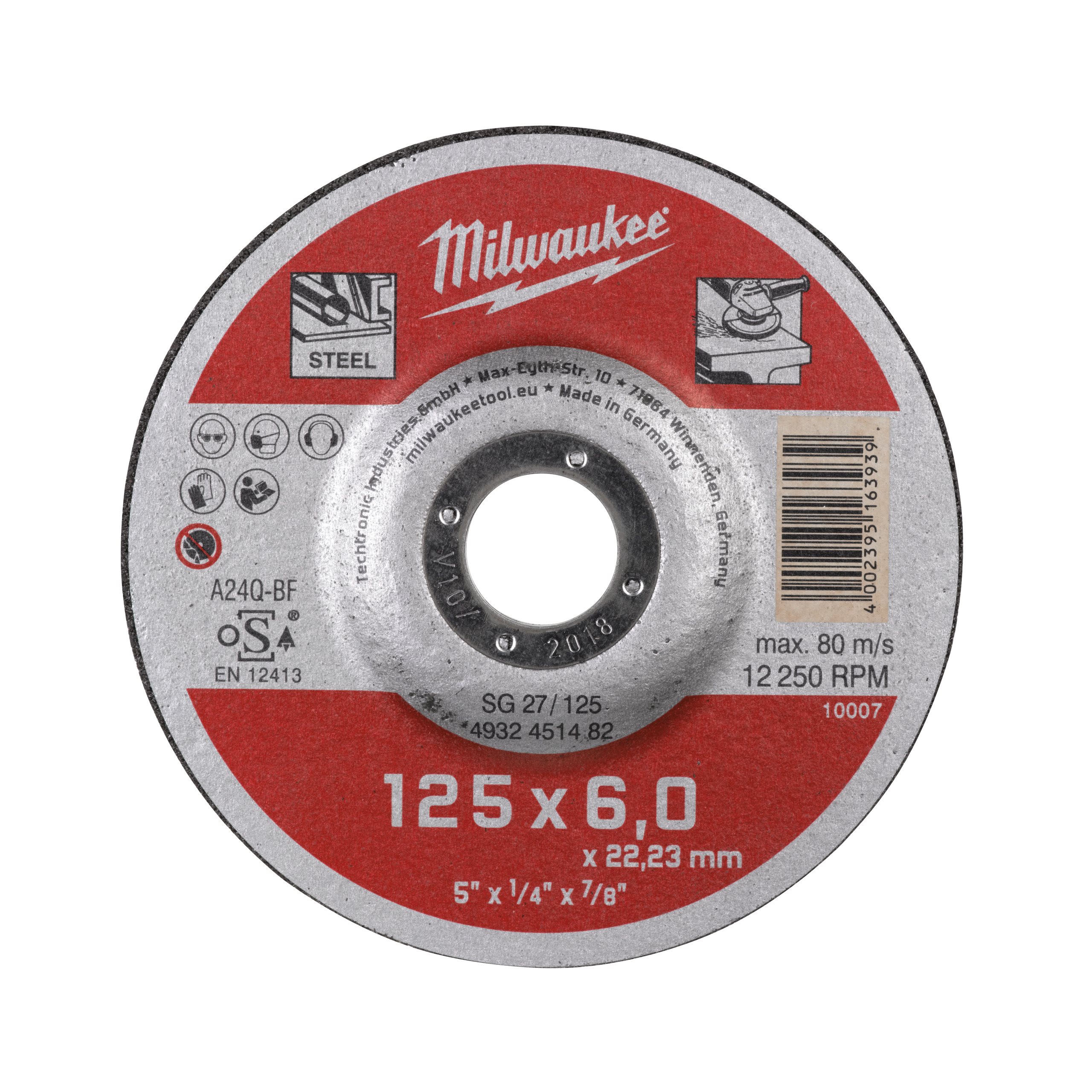 Milwaukee Discos de desbaste Contractor · 4932451482