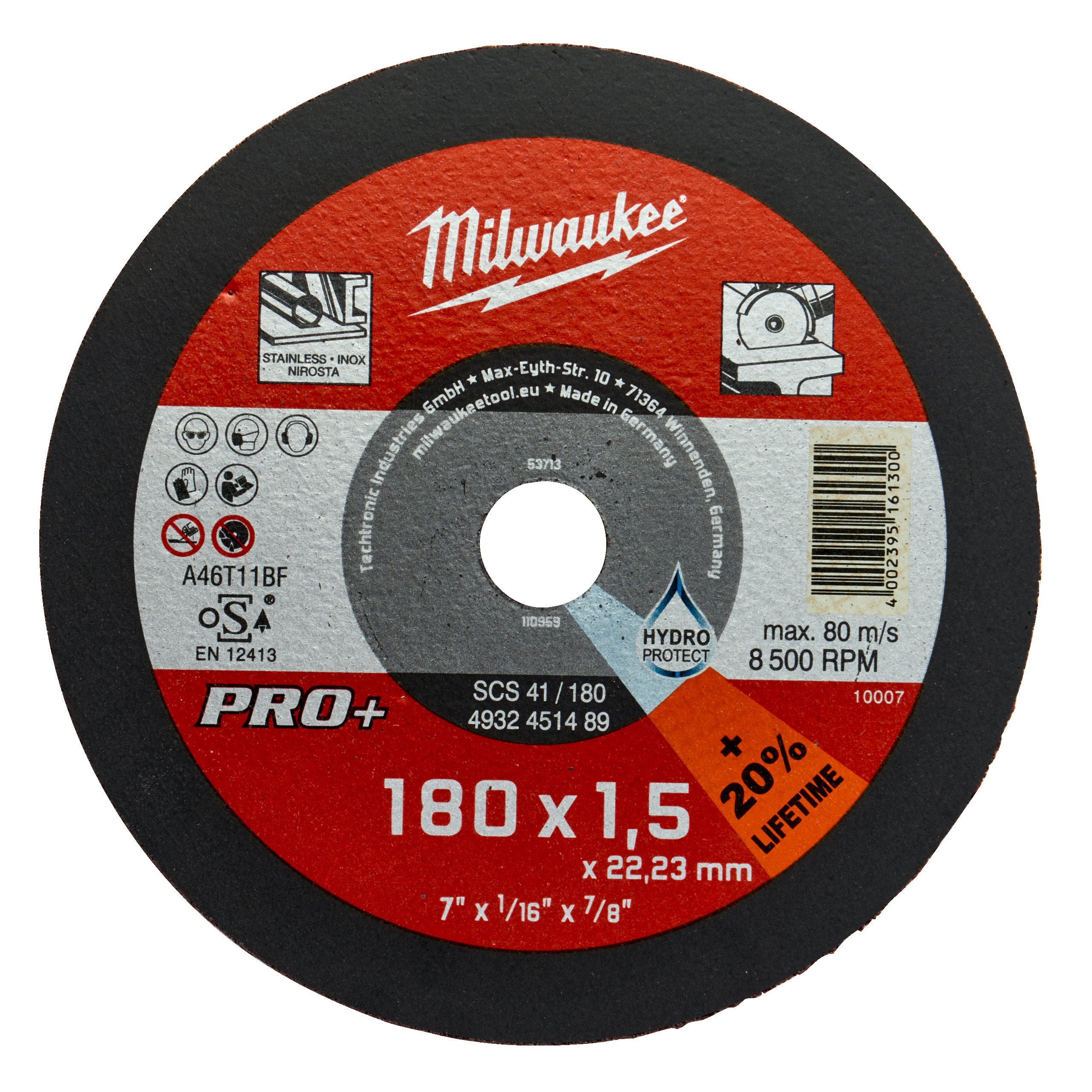 Milwaukee Discos finos de corte para metal PRO+ · 4932451489