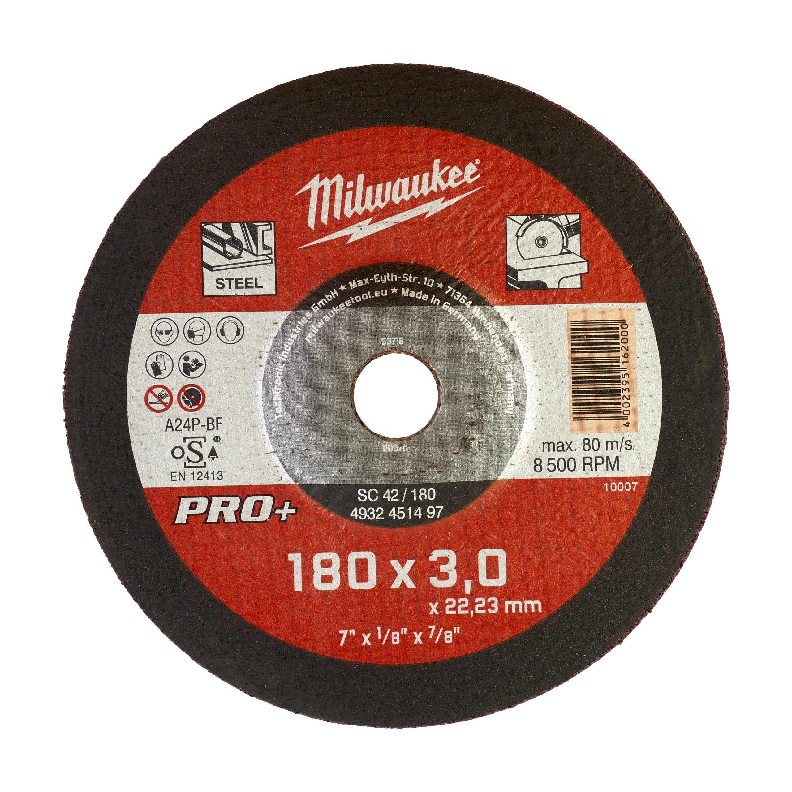 Milwaukee Discos de corte para metal PRO+ · 4932451497