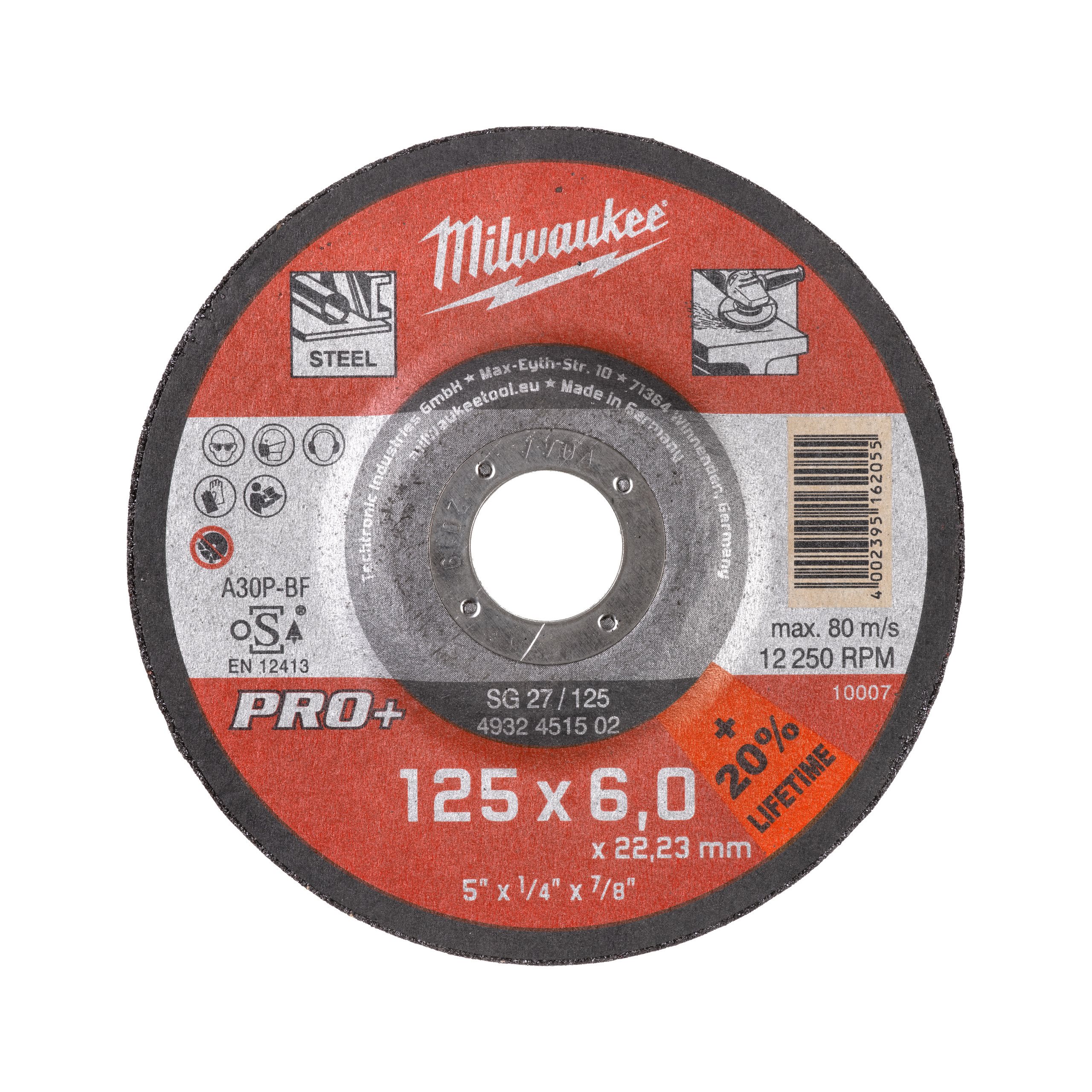 Milwaukee Discos de desbaste PRO+ · 4932451502