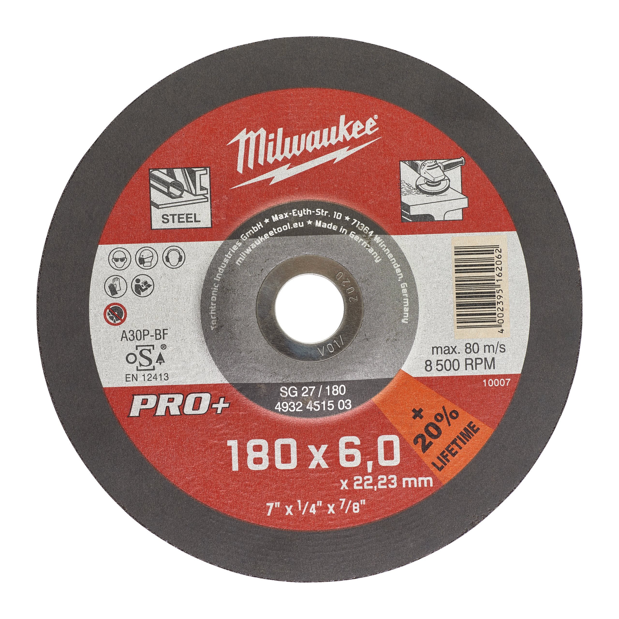 Milwaukee Discos de desbaste PRO+ · 4932451503