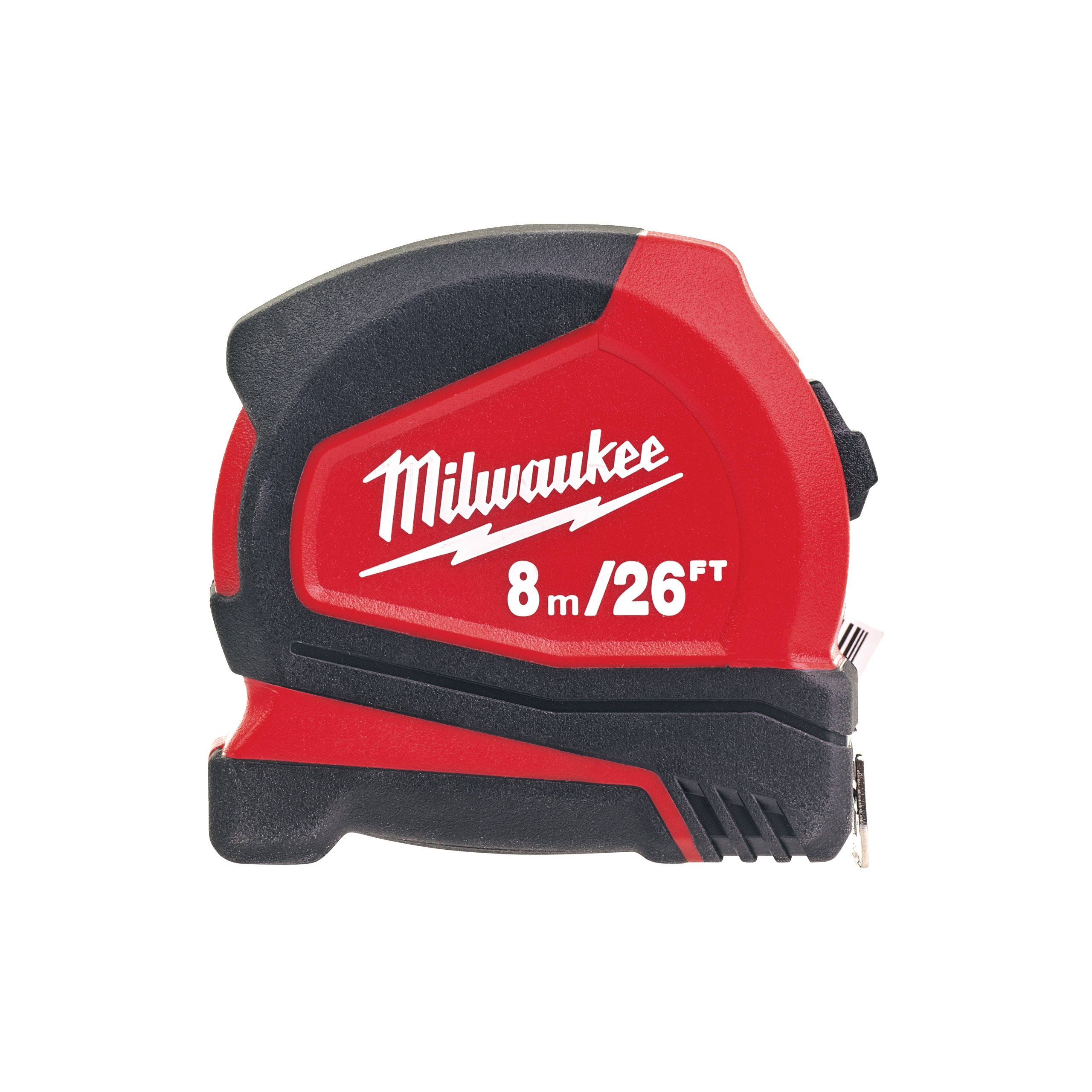Milwaukee Pro Compact Tape Measure - 5 Meter (25mm Blade), Metric Only, Lightweight & Durable
