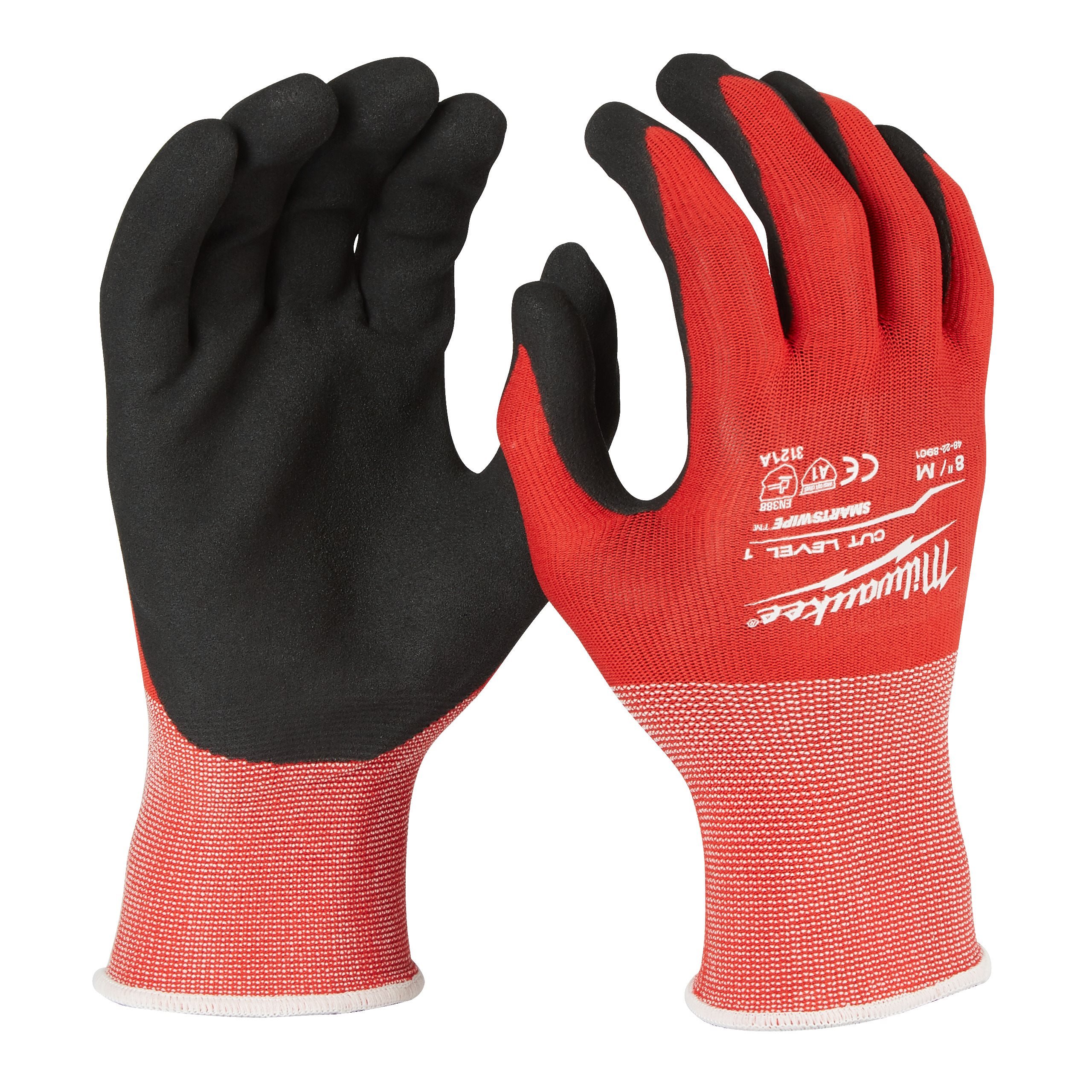 Cut level 1/A dipped gloves