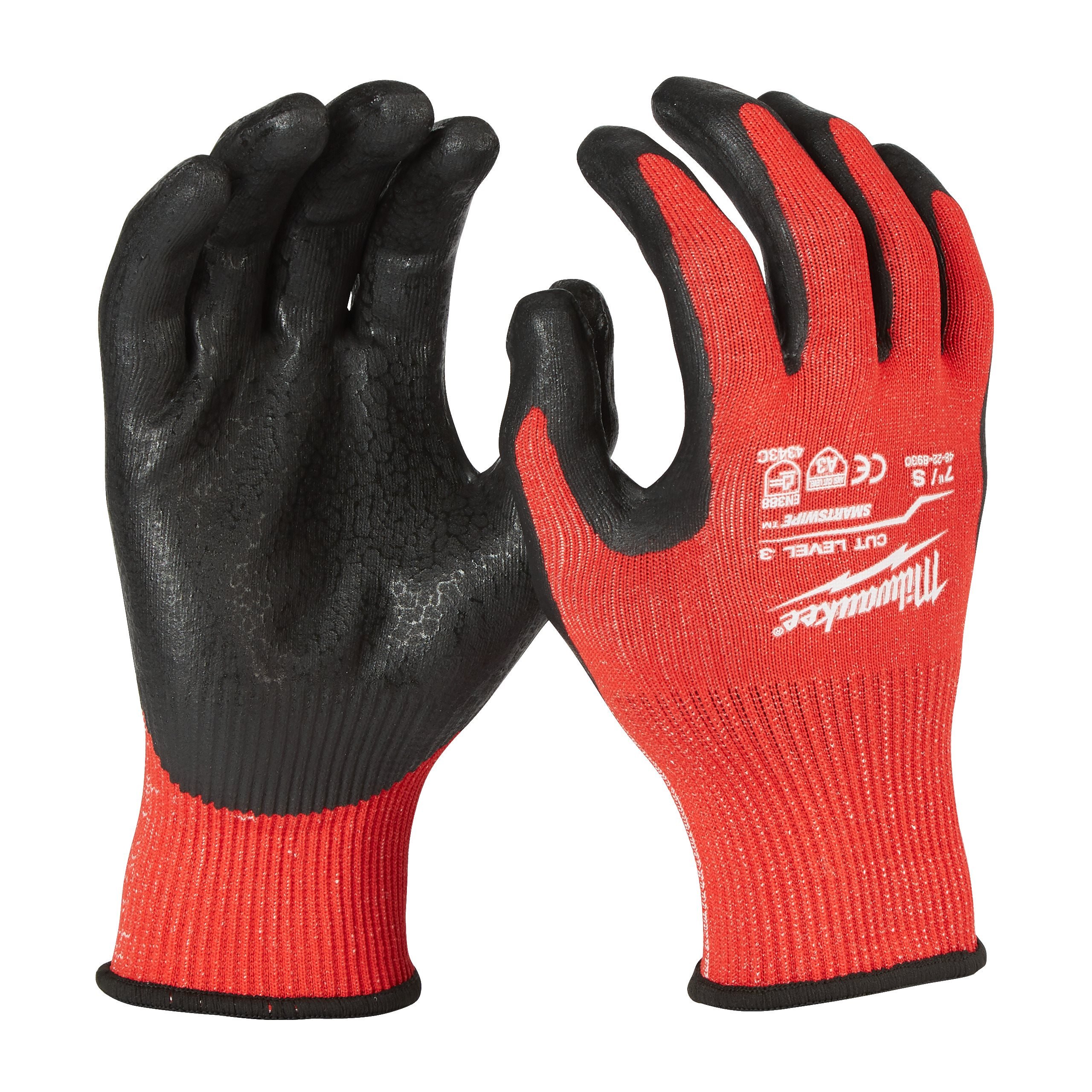 Potiahnuté rukavice odolné proti prerezaniu stupeň ochrany 3/C