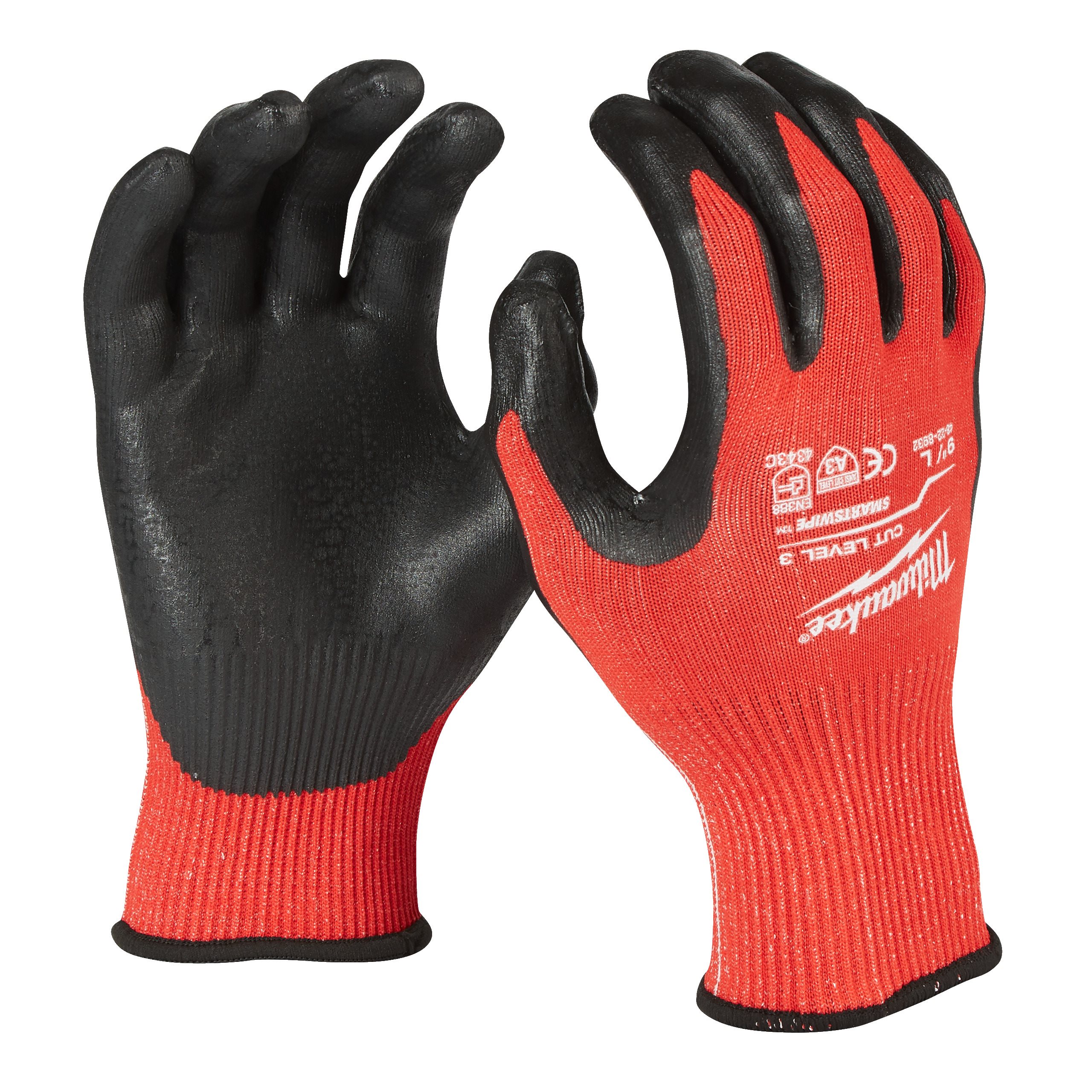 Milwaukee 4932471422 Cut Level 3 Dipped Gloves XL