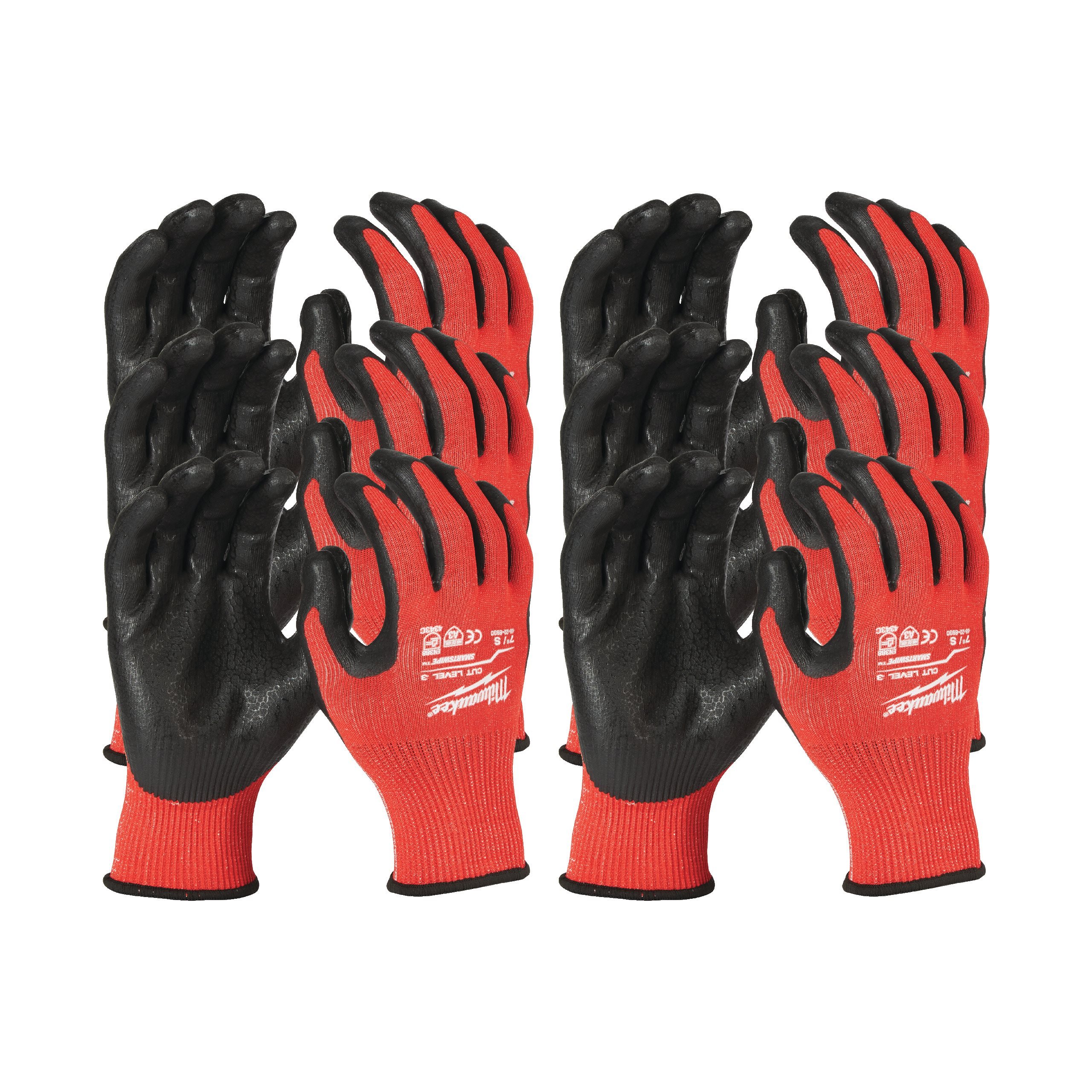 Milwaukee Pack Cut C Gloves - 8/M 12pc 4932471618
