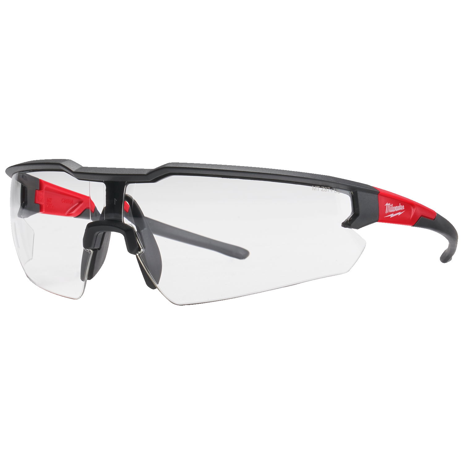 Milwauk 4932471881 Lunettes De Sécurité Transparentes Rouge - Anti-Buée Et Anti-Rayures