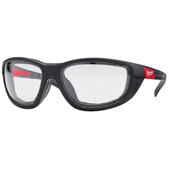 Premium safety glasses with gasket