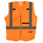 High-Visibility Vest Orange - S/M
