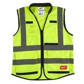 Premium High-Visibility Vest Yellow - 2XL/3XL