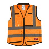 Premium High-Visibility Vest Orange - L/XL