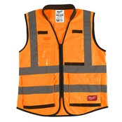 Premium High-Visibility Vest Orange - 2XL/3XL