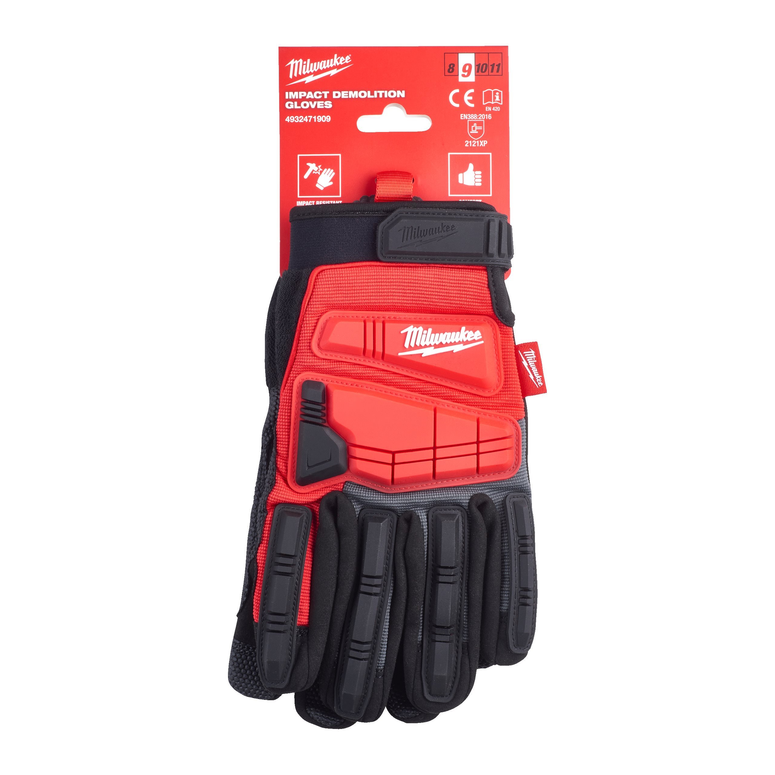 milwaukee demolition gloves xl