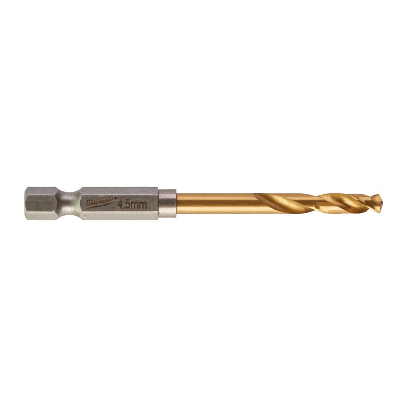 Milwaukee Vrták RedHex HSS-G Ti průměr  4,5mm - 10ks
