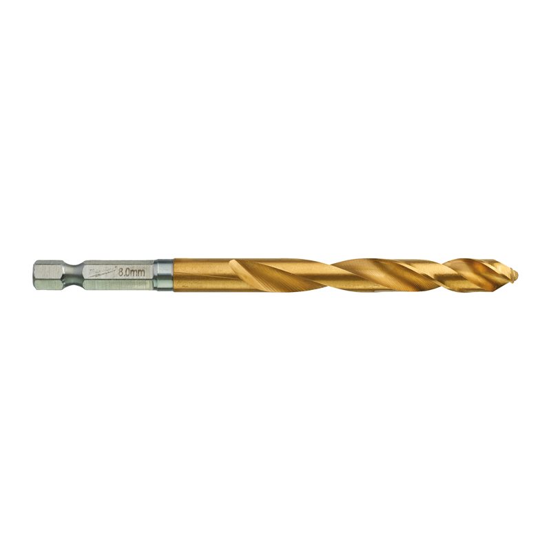 Milwaukee Vrták RedHex HSS-G Ti průměr  8mm - 5ks