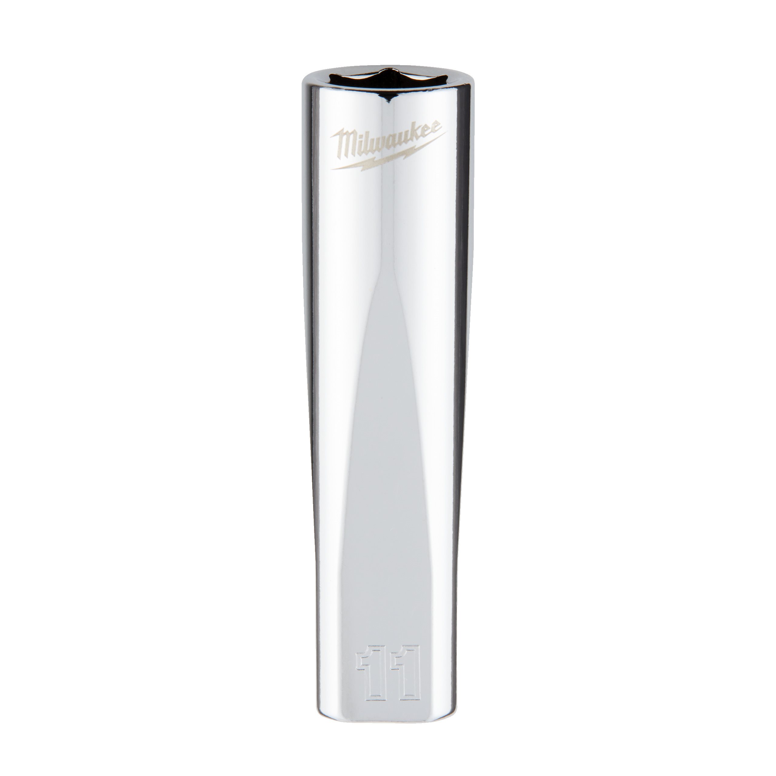 Milwaukee 3/8 Drive Socket - Metric Deep 11 Mm ⅜″ Chrome Sockets With FOUR FL...