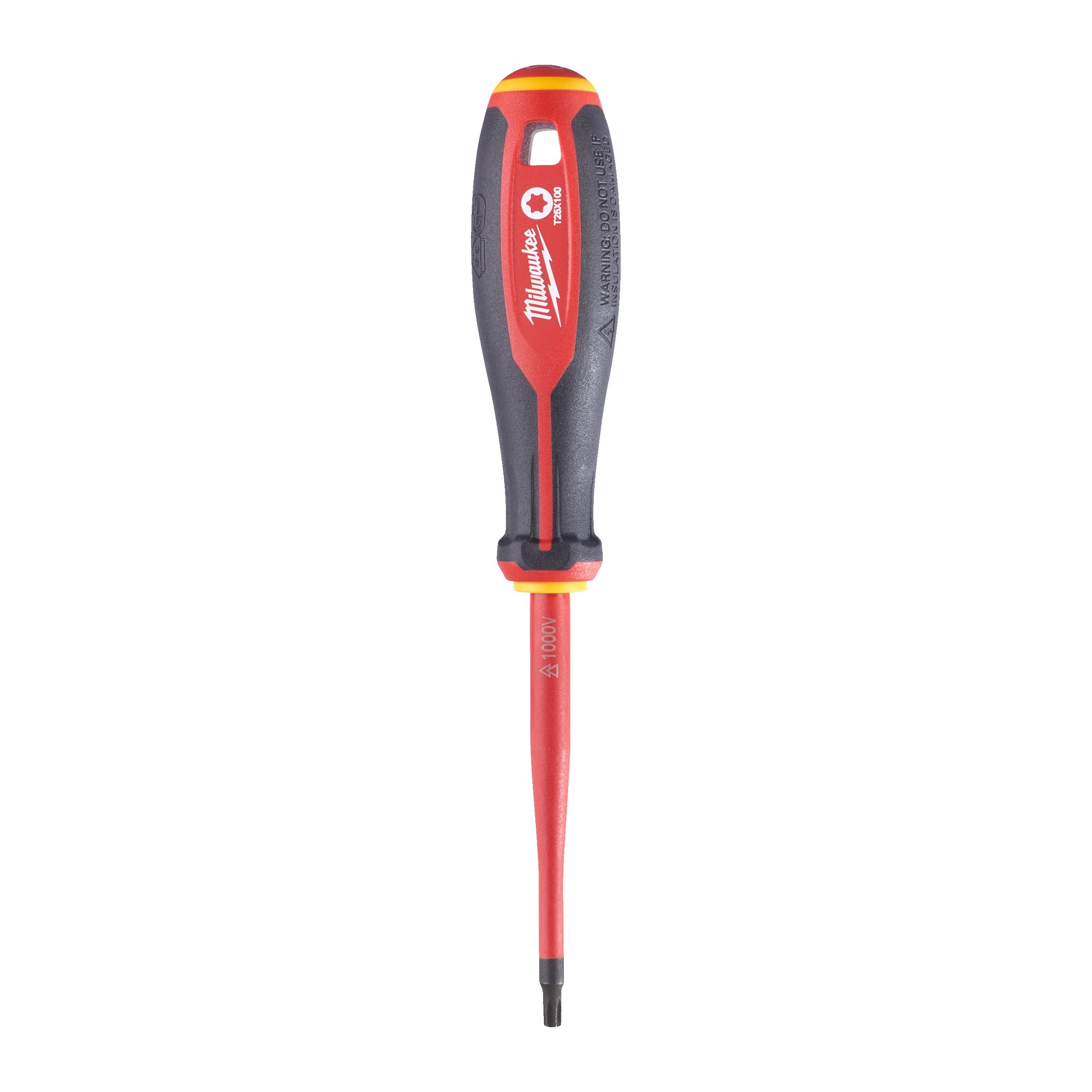Milwaukee Hand Tools VDE Slotted Screwdriver 2.5 x 75mm 