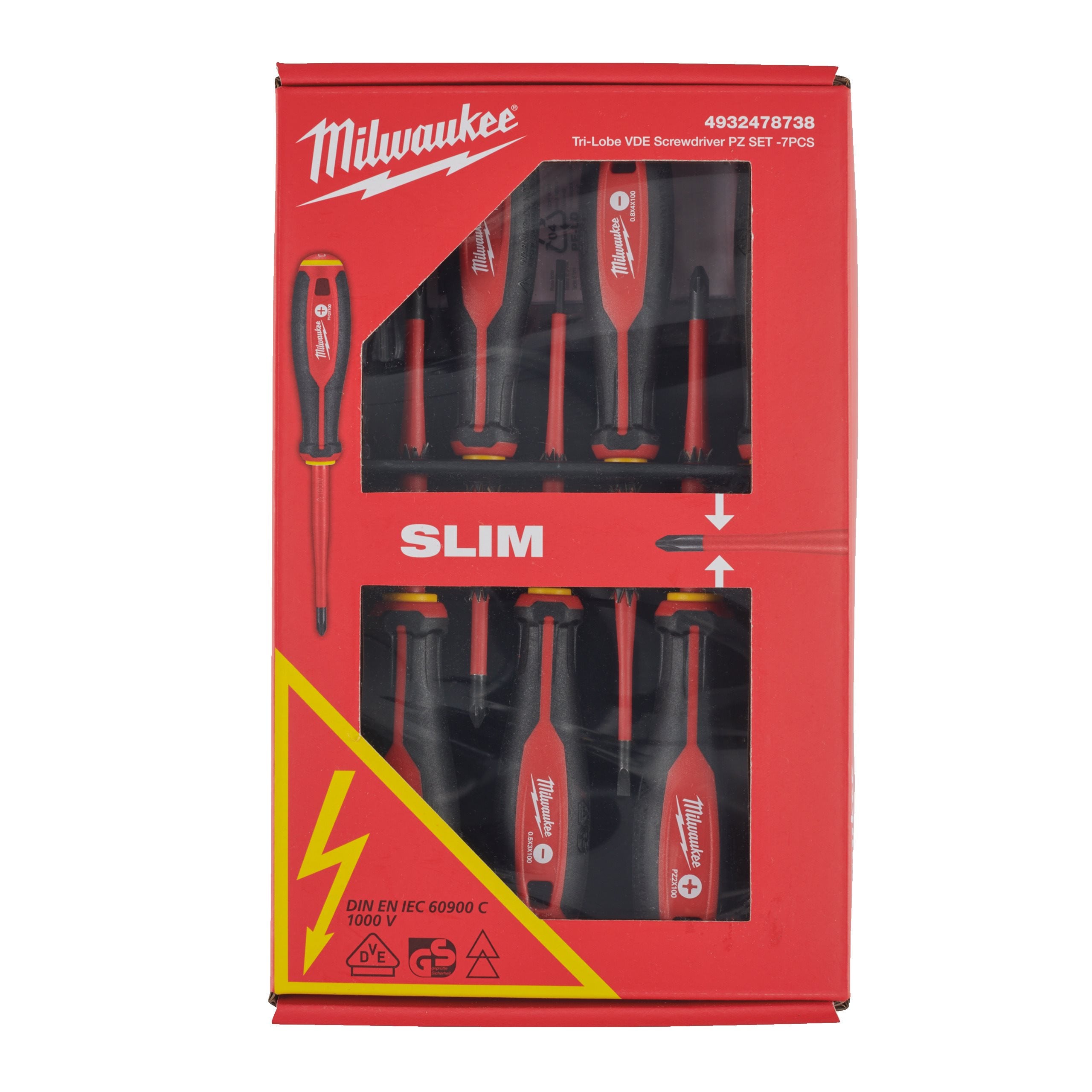 Milwaukee Destornilladores Tri-lobe VDE · 4932478738