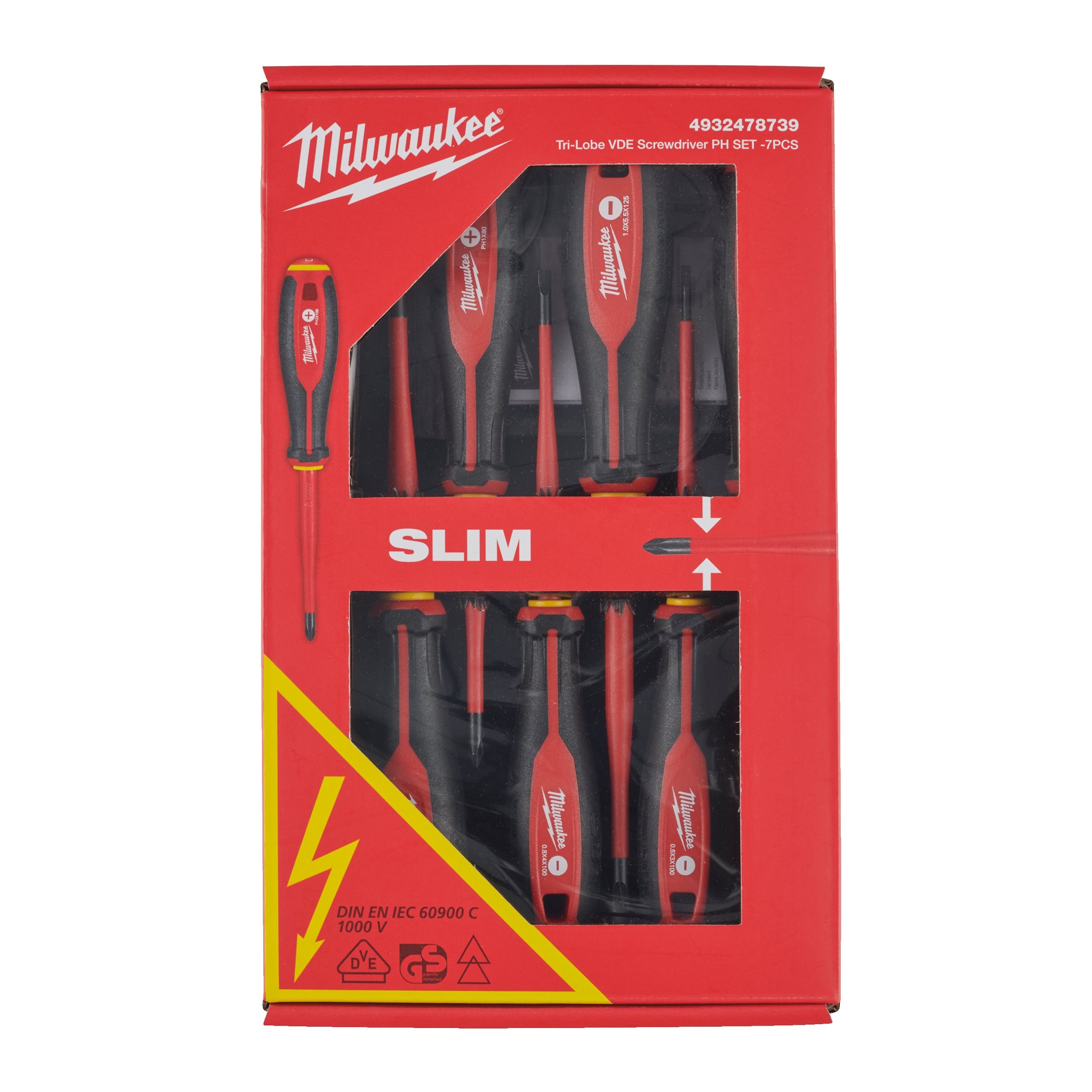 Milwaukee Destornilladores Tri-lobe VDE · 4932478739