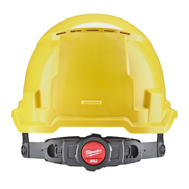 Milwaukee Pracovní přilba BOLT100 žlutá s větracími otvory