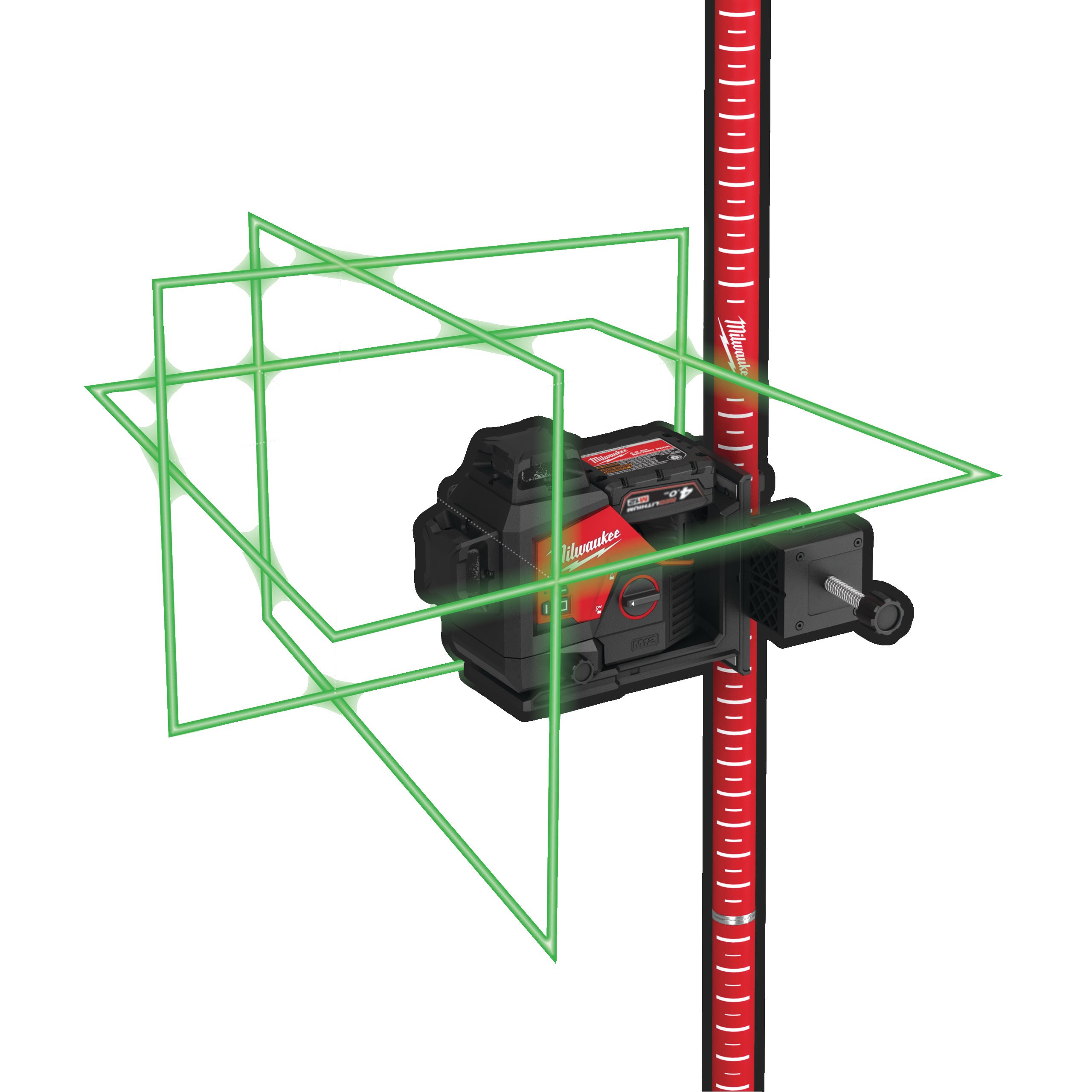 3.6 M Telescoping Laser Pole | Laser Accessories | Milwaukee Tool EU