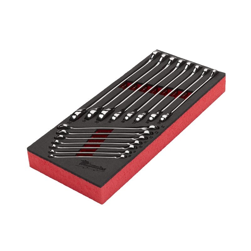 Milwaukee pěnová vložka kombinované ráčnové klíče MAX BITE 15 ks