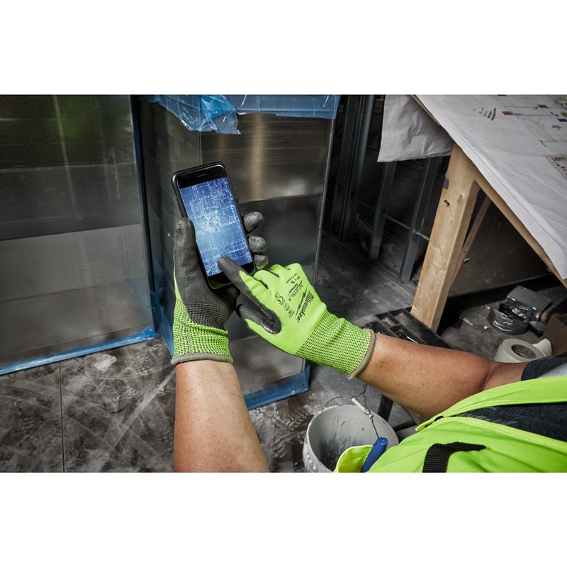 Milwaukee Reflexní rukavice odolné proti proříznutí Stupeň D -7/S - 1ks