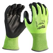 Hi-Vis Cut D Gloves - 8/M -1pc
