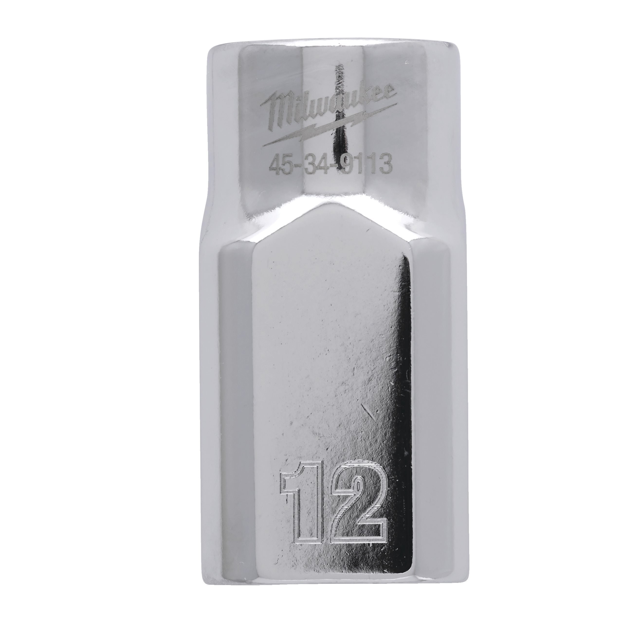 Milwaukee 1/2 Drive Socket Metric Standard - Mm ½″ Chrome Sockets With FOUR F...