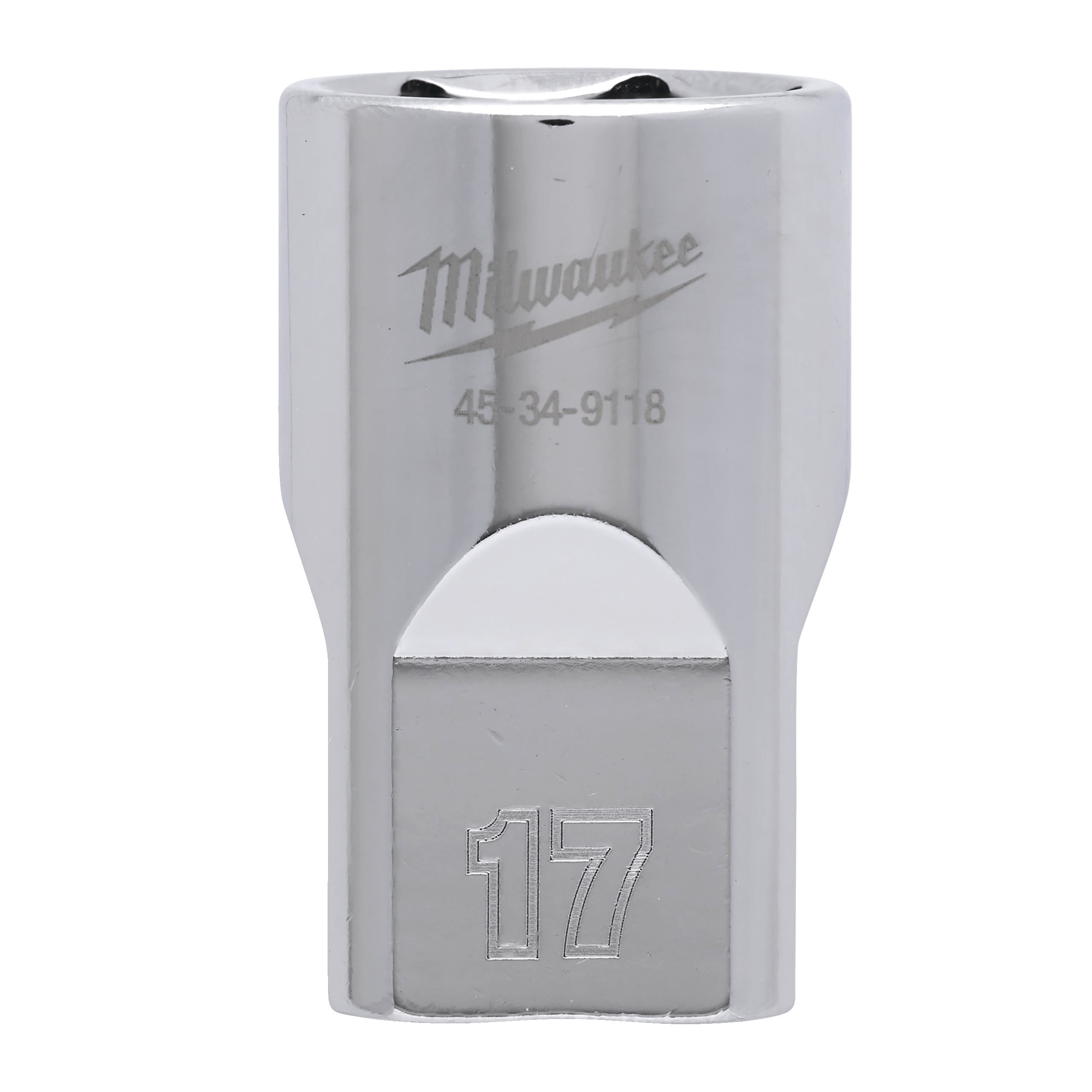 Milwaukee 1/2 Drive Socket Metric Standard - 17 Mm ½″ Chrome Sockets With FOU...